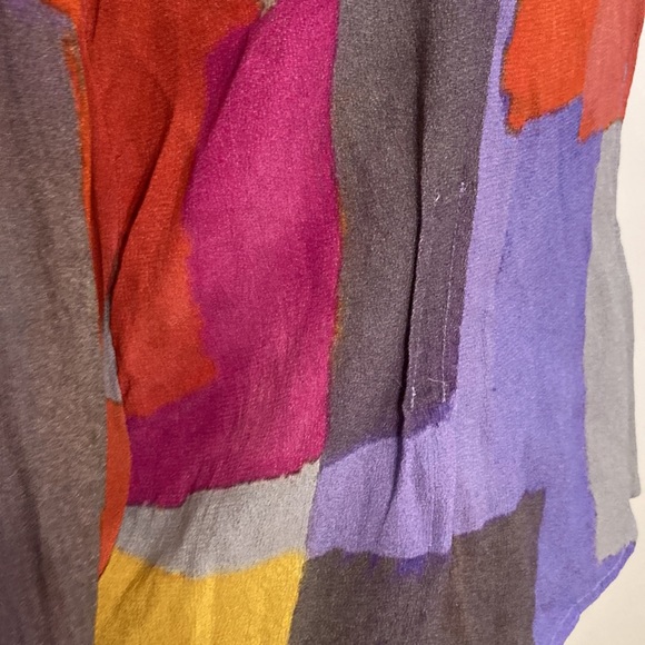 Conditions apply anthro blouse watercolor xsmall - Picture 4 of 16